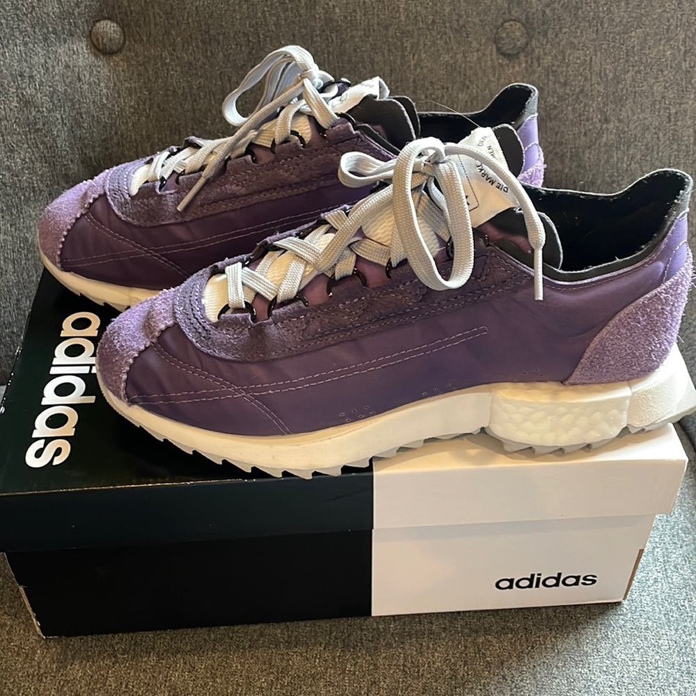 Adidas Tech Purple Crystal White SL 7600 Lifestyle Running Sneaker